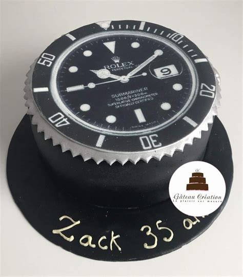 gateau anniversaire montre rolex|25 idées de Gateau montre .